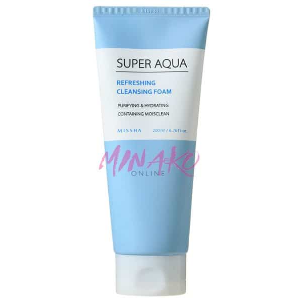 missha super aqua refreshing cleansing foam