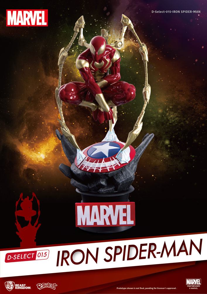 Iron Spider D-Select PVC Diorama Spider-Man Figure 16cm