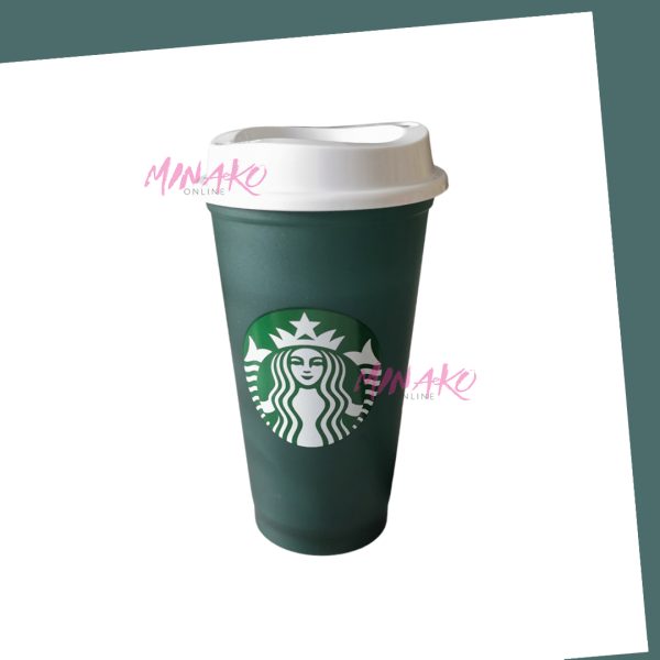 Starbucks Colour Changing Reusable Cup Green / Red Grande (473 ml)