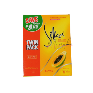 Silka Whitening Herbal Soap Orange Papaya Double Pack (2 x 135g)
