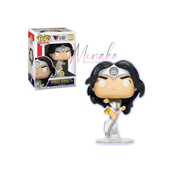 Wonder Woman White Lantern Special Edition 80th Anniversary Figure No. 423 Funko Pop!