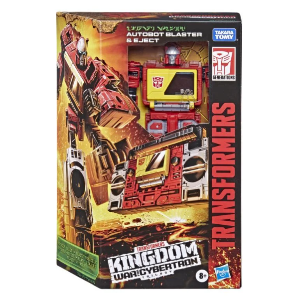 Transformers Generations WFC Kingdom Voyager Autobot Blaster & Eject Figure