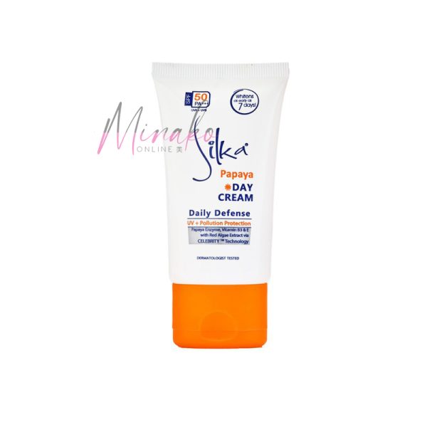 Silka Papaya Whitening Day Cream SPF50 PA+++ UV + UVB (30ml)